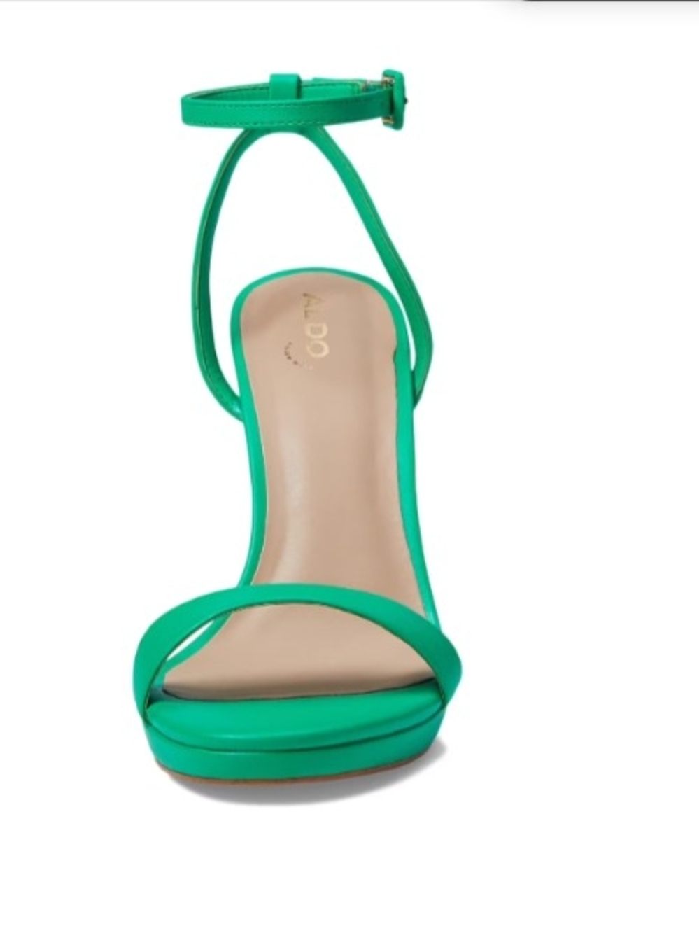 Bright Green Strappy High Heel "Kat" Sandals by Aldo 8.5